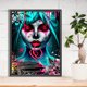 thumbnail image 1 of Cuadros Decorativos Pintura de diamante 5D DIY Taladro redondo completo Bebiendo Mujer oscura Decoración para el hogar DQrwqpou  embutido en tela, 1 of 7