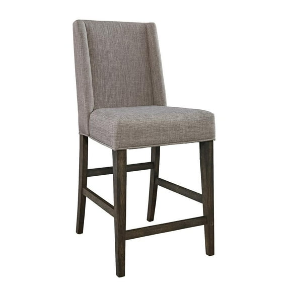 Liberty Furniture Industies, INC Double Bridge Upholstered Counter Chair (RTA) in Dark Chestnut
