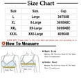 thumbnail image 2 of ATOYSOY Women's Everyday Bra Wireless Sports Bra Workout Gym Yoga Breathable Push Up Underwear Seamless Smoothing Comfort Bra Clearance Blue XL, 2 of 8