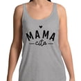 thumbnail image 2 of Heart Mamacita Tank Top Unisex Small Grey, 2 of 5