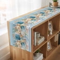 thumbnail image 6 of Table Runners 120 Inches Long Dress Scarves, Blue Beach Coastal Farmhouse Coffee/Dining/Kitchen Table Runner for Living Room, Nautical Shell Starfish Coral Summer 13x120 Inch, 6 of 9