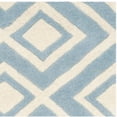 thumbnail image 3 of Safavieh Chatham 2'3" X 7' Hand Tufted Wool Rug in Blue and Ivory, 3 of 3