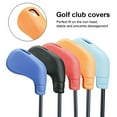 thumbnail image 3 of pitrice Golf Club Cover TPE Putter Iron Driver Headcovers Portable Replaceable Protector Guard Sleeve Accessories for Beginners Blue, 3 of 5