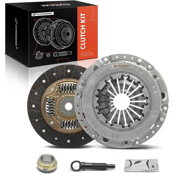 A-Premium Transmission Clutch Kit Set Compatible with Chevrolet Aveo 2004-2011, Aveo5 2007-2011 & Daewoo Lanos 1999-2002 & Pontiac G3 2009-2010, Wave 2005-2008, Wave5 2005-2007 & Suzuki Swift 