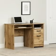 thumbnail image 1 of South Shore Tassio Computer Desk with Keyboard Tray, in Nordik Oak, 1 of 16