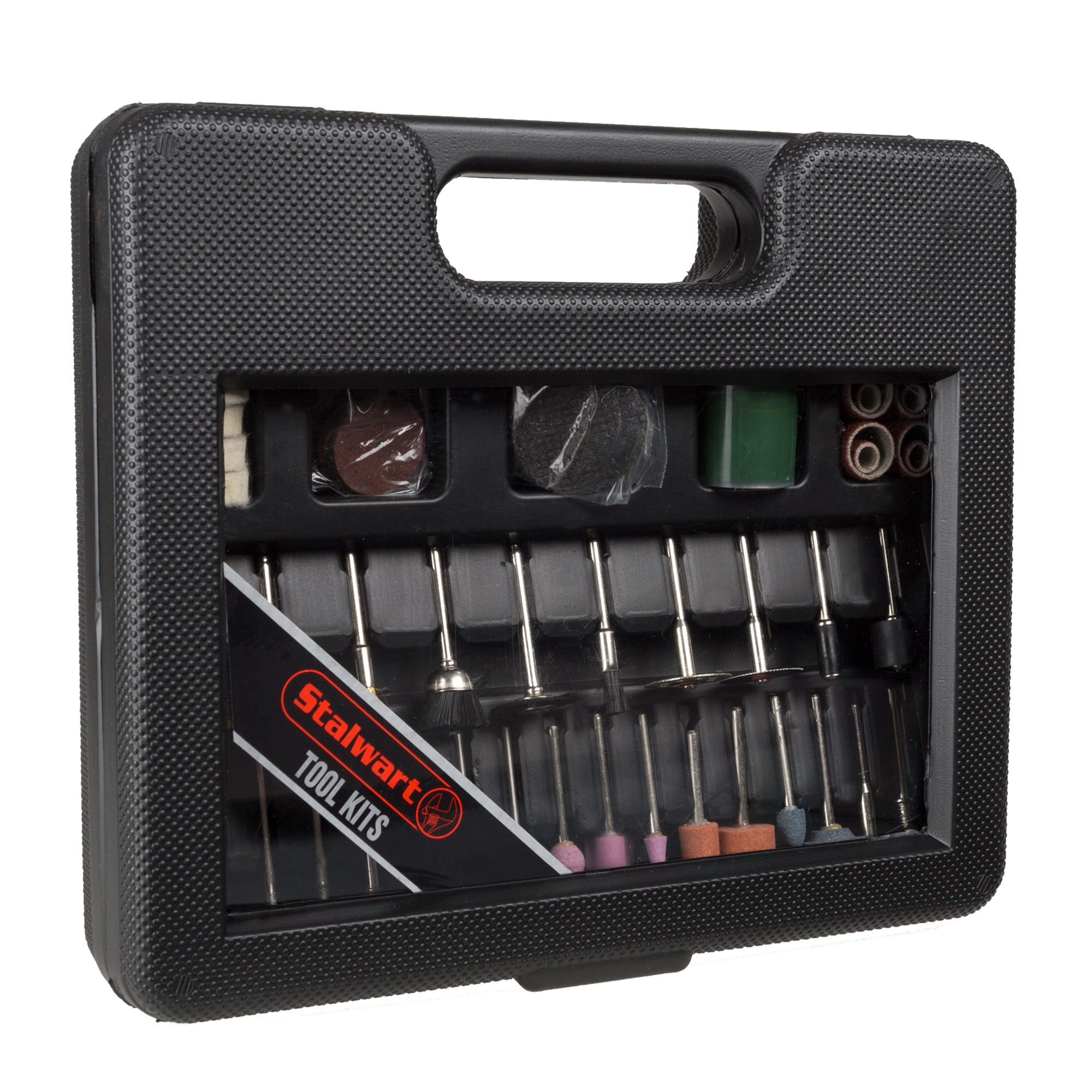 Stalwart 100-Piece Rotary Tool Accessories Kit With Carry Case