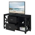 thumbnail image 1 of Pemberly Row 47" TV Stand with Two Drawers in Black, 1 of 4