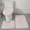 Light Pink, variant on WSBDENLK 3 Pieces Bathroom Sets Rug Tie Dyed Plush Carpet Plush Toilet Carpet Non Slip Bath Mat Bathroom Rugs Sets 3 Water Absorption Toilet Mats