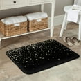 thumbnail image 7 of Picia Star Silver Glitter Pattern Flannel Doormat – 16x24 Inch Non-Slip Indoor Mat, Absorbent & Quick-Dry Rug for Entryway, Bathroom, Kitchen, and Bedroom, Machine Washable, 7 of 7