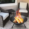 thumbnail image 4 of Amagabeli 24.02 x 24.02 Rectangle Metal Fire Pit with No Need to Install, 4 of 4