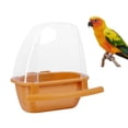 thumbnail image 1 of Comedero para pájaros, jaula para pájaros, alimentador de agua y comida, caja de alimentación de alimentos de plástico colgante, jaula para loros, contenedor de alimentos, accesorios para ja, 1 of 5
