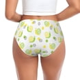 thumbnail image 3 of Womens Underwear Yellow Green Lemon Snail Cuteness No Show Seamless Underwear for Women, Soft Stretch Women's Panties, Hipster Ladies Panties Bikini Underwear Briefs, 3 of 6