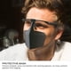 thumbnail image 3 of Anti-escupir Anti-empañamiento Transpirable Cubierta facial Boca Protección de la nariz Escudo Pantalla de plástico Reutilizable Speravity  AF0056-00B, 3 of 7