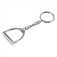 thumbnail image 2 of 1Pcs Simple Elegant Design Western Stirrup Keychain, 2 of 5