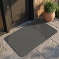 thumbnail image 4 of Ultra Thin Door Mat Indoor Entrance, 1/10 in Thin Door Mats for Inside Entry, Non-Slip Rubber Backing Washable Doormat, Fade Resistant, Absorbent, Low Profile Dirt Trapper, 24"X16", 4 of 8
