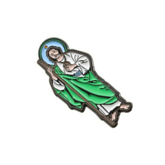 AOOOWER Saint Lady Of Guadalupe Badge for Golf Hats Decorative Enamel Lapel Pin Jewelry