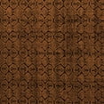 thumbnail image 1 of Ahgly Company Indoor Square Oriental Orange Modern Area Rugs, 5' Square, 1 of 4
