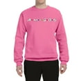 thumbnail image 2 of Friends Amigos Parody Pop Unisex Crewneck Graphic Sweatshirt, Neon Pink, Large, 2 of 3