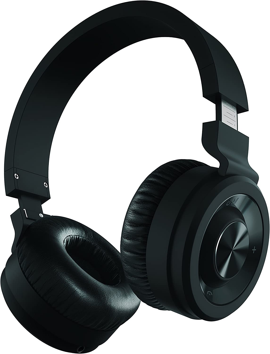 Sharper Image SBT558BKGM Bluetooth Over Ear Headphone Gun Metal