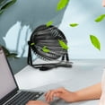 thumbnail image 4 of Six Inch Fan, Desktop Fan, Office Mini USB Fan, Small Portable Student Dormitory Bed Fan, Quiet, Strong Wind, Compact, for Home Office Dormitory, USB Powered, 4 of 6