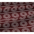 thumbnail image 5 of oneOone Viscose Jersey Fabric Stripe & Mandala Block Print Sewing Fabric BTY 60 Inch Wide, 5 of 5