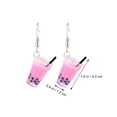 thumbnail image 2 of 6 Pairs Simulation Fun Fruit Cup Earring Drink Bottle Earrings Juice Mug Eardrop, 2 of 6