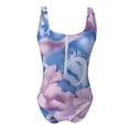 thumbnail image 4 of DPTALR Bikini Femme Imprimé Maillot de Bain une Pièce Ensemble de Plage, 4 of 5