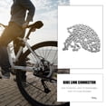 thumbnail image 4 of OULII Chaînes de Vélo en Acier au Carbone Réutilisables 1Ensemble, 4 of 7