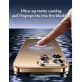 thumbnail image 3 of SULADA For iPhone 16 Case Electroplated AG Matte Anti-Fingerprint TPU Phone Cover - Black, 3 of 5