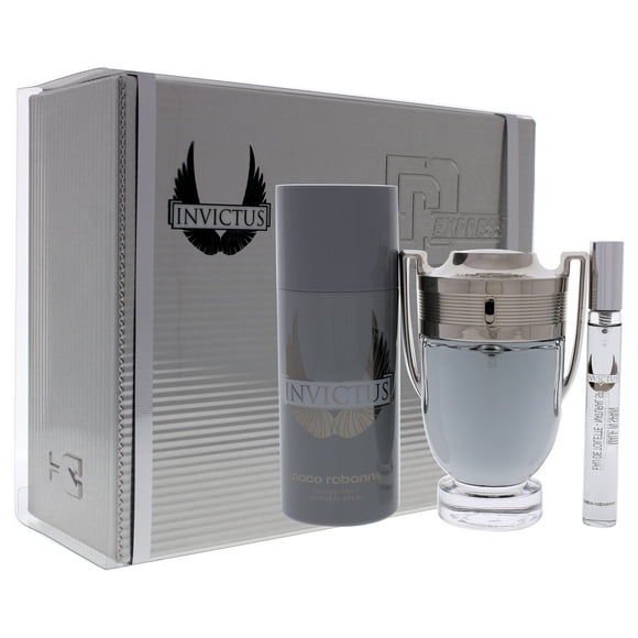 Aerosol EDT Paco Rabanne Invictus Caballero 3Pc Set