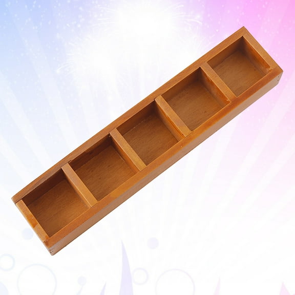 Phenofice Shopping Mart Organizer Wood Brown 1Pack