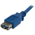 thumbnail image 2 of StarTech 1m Blue SuperSpeed USB 3.0 Extension Cable A to A M/F USB3SEXT1M, 2 of 4