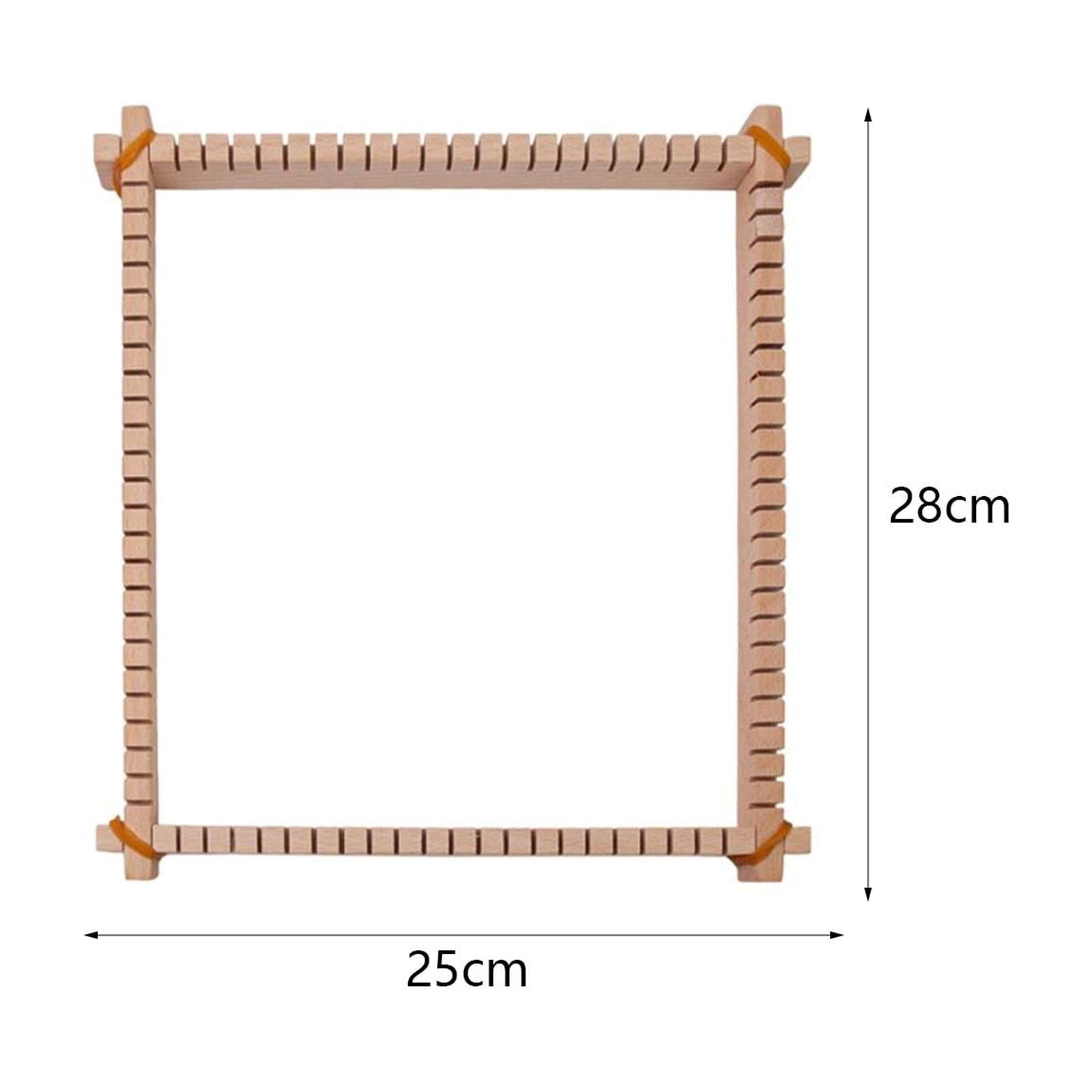 Yunhgft 3 in1 Weaving Loom Kits Easy Carrying Detachable Tapestry Loom Frame DIY Weaving
