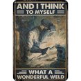 thumbnail image 1 of Placa Metal Vintage Y Creo Que Pintura Hierro Rectangular Barra Pared 30x20 Cm, 1 of 9