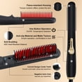 thumbnail image 4 of Beard Straightener for Men Electric Hair/Beard Comb, 3 In 1 Mutifunctional Beard & Hair Straightener Brush, Great Gift for Men Daddy Husband, 4 of 10