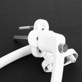 thumbnail image 5 of Door handle split, plastic steel with key lock, double handle (with key) (white), 5 of 5