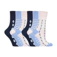 thumbnail image 1 of Gentle Grip - 6 Pairs Ladies Gentle Grip Non Elastic Crew Socks, 1 of 2