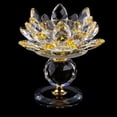 thumbnail image 2 of Portavelas grande Portavelas Portavelas Amarillo Zulema Candelero Crystal Lotus, 2 of 8