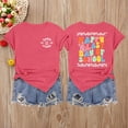 thumbnail image 2 of WEIWEN Happy Last Day of School Teacher Shirt Women Going Out Oversized Tshirts Shirts for Women Graphic Tees Womens Summer Tops Gifts for Teachers Hot Pink, S, 2 of 3