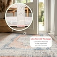 thumbnail image 4 of nuLOOM Jacquie SpinClean Machine Washable Vintage Floral Area Rug, 5' x 8', Jacquie Peach, 4 of 14