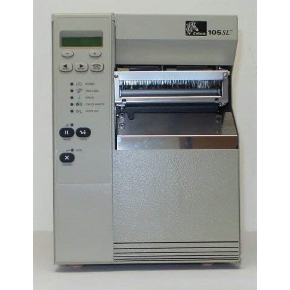 Restored Zebra 105SL Barcode Label Printer, 203 dpi with 10/100 Ethernet and Cutter 10500-2001-1070 (Refurbished)