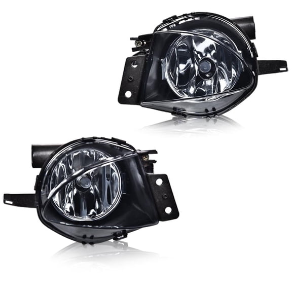 Front Bumper Fog Lights Bumper Fog Lamp W/bulb Smoke Fit for 2006-2008 BMW E90 325i 328i 330i 335i 81211-AA030, 19562100, 81210AA030, TO2592117