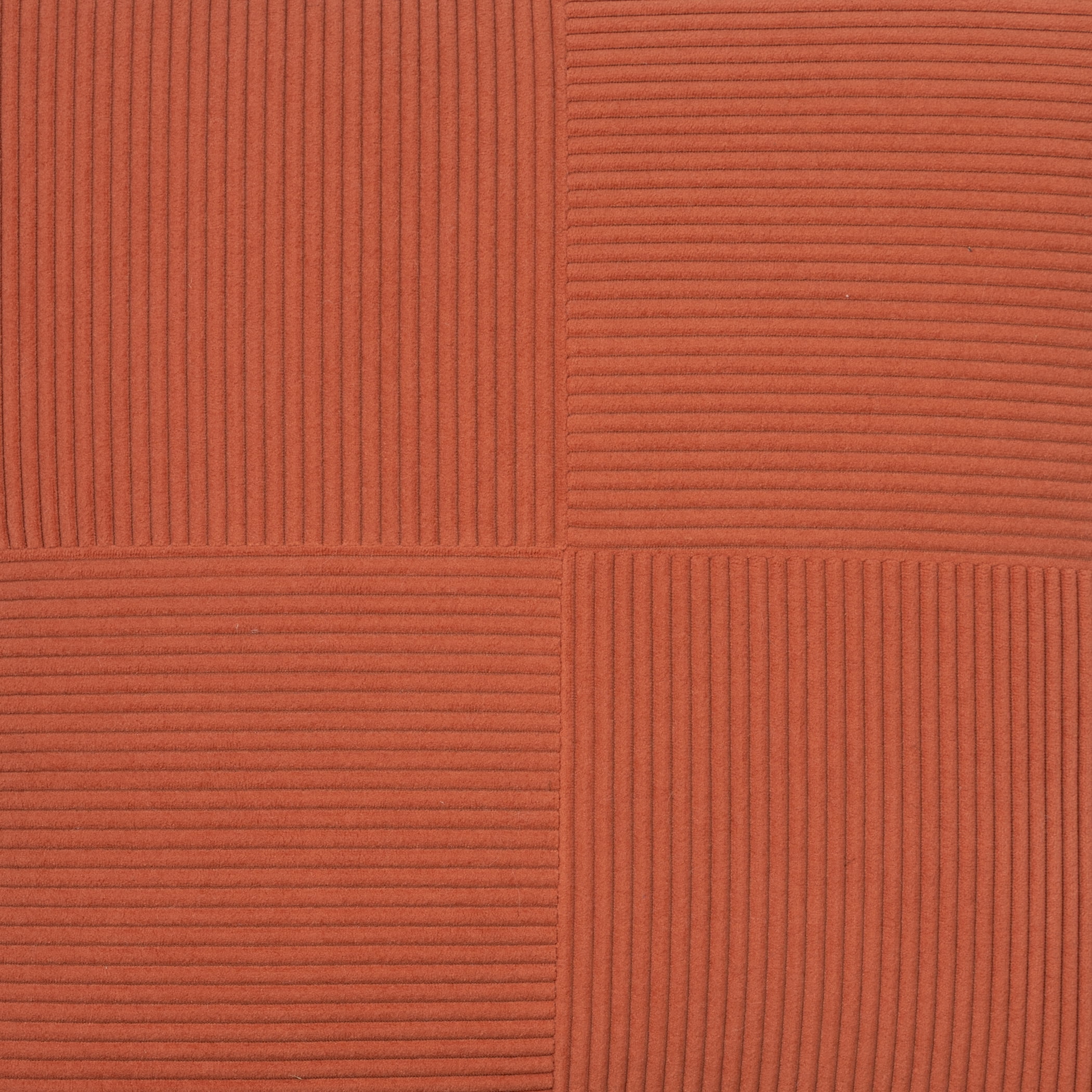 Mainstays Rust Corduroy Velvet 18x18 Decorative Throw Pillow