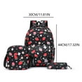 thumbnail image 2 of Mochila Lindo Conjunto Moda Estudiantes para Viajes Al Aire Libre Negro 3 Piezas, 2 of 2