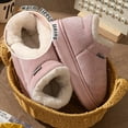 thumbnail image 3 of AUXDIQ Women Men Winter Boots Slippers Home Warm Fleece Booties Slipper Anti Slip House Shoes Indoor Outdoor, 3 of 5