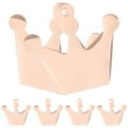 thumbnail image 1 of Miangastore 6pcs Crown Shape Blank Dog Tags Engraved Pet Id Tags For Cats Dogs Personalized Loss Pendant Mirror Finish, 1 of 8