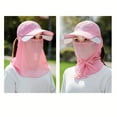 thumbnail image 3 of LOVEVER Sunshade Hat For Women In Summer  Face Mask For Sun Protection  Dust-proof Hat For Cycling  Windproof And Windproof Sun Hat  Retractable Sun Hat  Mother‘S Day  Wedding  Independen, 3 of 4