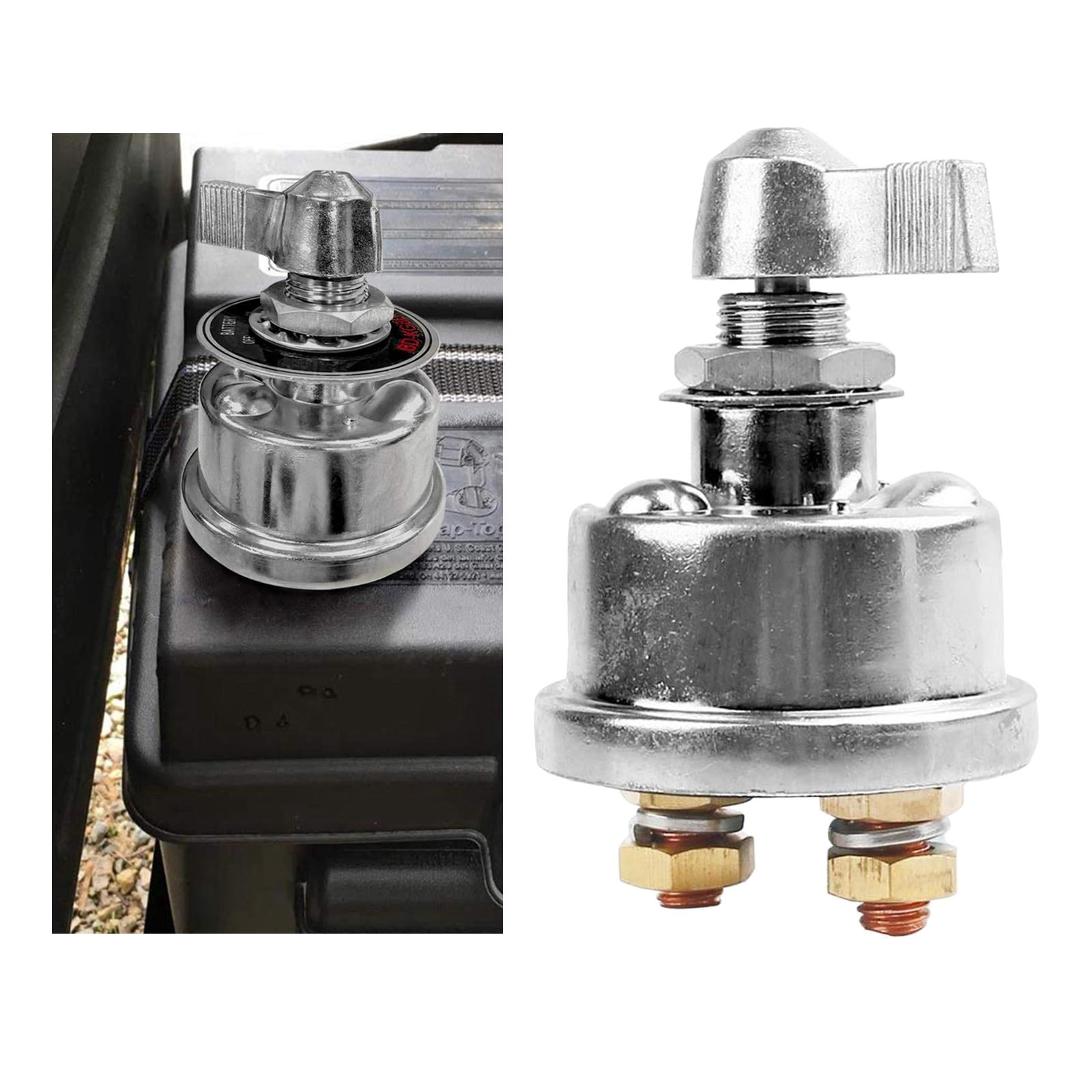 Wzmzjy High Current Master Battery Disconnect Switch With Face Plate For Car Vehicle RV