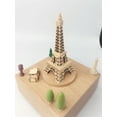 thumbnail image 3 of Torre Eiffel Caja de música de madera Caja de música Sky City Spirited Away, 3 of 5