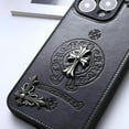 thumbnail image 4 of LANFENG iPhone Pro Max Case Gothic Leather Soft PU Style iPhone Case  Cross Style, 4 of 14